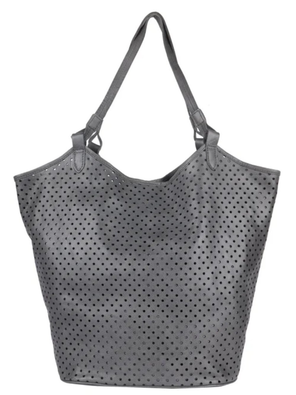 Latico Leathers Tour Tote Gray NEW